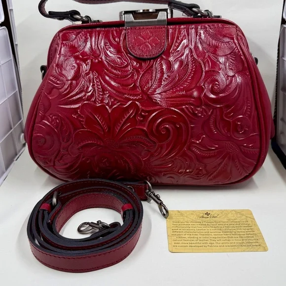 Patricia Nash Gracchi Satchel Crossbody - Picture 3 of 9